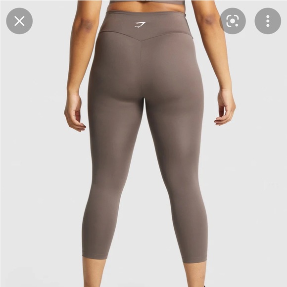 Gymshark 7/8 Training Leggings in Brown - Picture 2 of 7